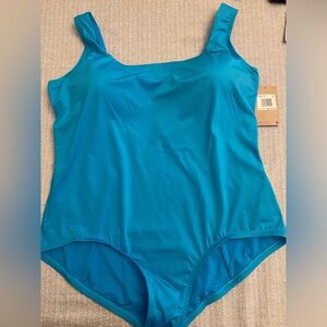 Nike plus size 2X One Piece Bathing / Swim Suit, turquoise